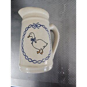 Crock Shop Santa Ana, CA Vintage Goose Geese Drink Pitcher Ceramic